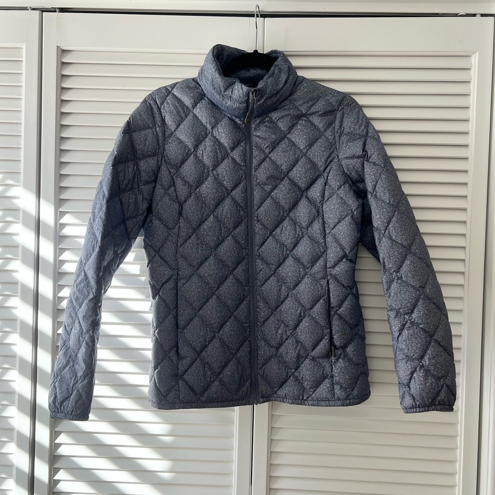 32 Degrees Gray Quilted Puffer Jacket